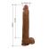 Pretty Love - Dany Realistinen Joustava Dildo Imukupilla 36 CM -Ø- 5.6 CM Ruskea