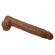 Pretty Love - Dany Realistinen Joustava Dildo Imukupilla 36 CM -Ø- 5.6 CM Ruskea