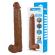 Pretty Love - Pat Realistinen Joustava Dildo Imukupilla 40 CM -Ø- 6 CM Ruskea