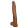 Pretty Love - Pat Realistinen Joustava Dildo Imukupilla 40 CM -Ø- 6 CM Ruskea