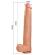 Pretty Love - Rael Joustava Realistinen Dildo Imukupilla 40 CM -Ø- 6 CM Ruskea