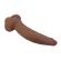 Pretty Love - Ulric Realistinen Joustava Dildo 26 CM Ø 5.5 CM Tpe Ruskea