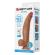 Pretty Love - Ulric Realistinen Joustava Dildo 26 CM Ø 5.5 CM Tpe Ruskea