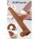 Pretty Love - Viggo Realistinen&nbsp;Soft-Touch Skin-Sliding&nbsp;Dildo 36,5 CM Ruskea