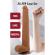 Pretty Love - Viggo Realistinen&nbsp;Soft-Touch Skin-Sliding&nbsp;Dildo 36,5 CM Ruskea