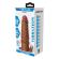 Pretty Love - Quillon Vibraattorilla Varustettu Penis-päällinen 20 CM Ø 4 CM Ruskea