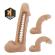 Pretty Love - Jolyon Valjasharness Joustavalla Dildolla 22 CM Ø 4.8 CM Natural