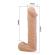 Pretty Love - Kaspar Valjaat joustavalla dildolla 21 CM Ø 5 CM Natural