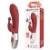 Pretty Love - Rosewood Rabbit Vibraattori 30 Toimintoa USB Ladattava Punainen