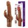 Pretty Love - Ellison Realistinen Rabbit Vibraattori 22.6 CM Ø 4.2 CM Ruskea
