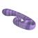 Pretty Love - Summer kaksoispäinen vibraattori kahvalla 19 CM Ø 3.5 CM violetti