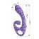 Pretty Love - Summer kaksoispäinen vibraattori kahvalla 19 CM Ø 3.5 CM violetti