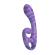 Pretty Love - Summer kaksoispäinen vibraattori kahvalla 19 CM Ø 3.5 CM violetti
