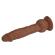 Pretty Love - Eren Työntyvä Värisevä Dildo 20.5 CM Ø 4.5 CM Ruskea
