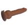 Pretty Love - Eren Työntyvä Värisevä Dildo 20.5 CM Ø 4.5 CM Ruskea