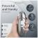 Womanizer - Pro Suction Clitoral Stimulator 11 Intensity Levels Silver Grey