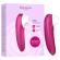 Womanizer - Pro Suction Clitoral Stimulator 11 Intensity Levels Vibrant Pink