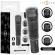 Intense - Kurt Mini Massager With 4 Interchangeable Heads Black