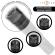 Intense - Kurt Mini Massager With 4 Interchangeable Heads Black