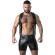 Locker Gear - Punch Hole Leatherette Vest Blue