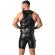 Locker Gear - Punch Hole Leatherette Vest Blue