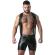 Locker Gear - Punch Hole Leatherette Vest Red