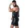 Locker Gear - Punch Hole Leatherette Vest Black