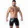 Locker Gear - Punch Hole Leatherette Cargo Shorts Black
