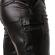 Locker Gear - Punch Hole Leatherette Loose Fit Cargo Shorts Black