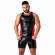Locker Gear - Punch Hole Leatherette Tank Top Red