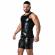 Locker Gear - Punch Hole Leatherette Tank Top Black