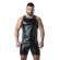 Locker Gear - Punch Hole Leatherette Tank Top Khaki
