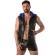 Locker Gear - Punch Hole Leatherette Hoodie White
