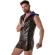 Locker Gear - Punch Hole Leatherette Hoodie White