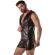 Locker Gear - Punch Hole Leatherette Hoodie Red
