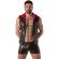 Locker Gear - Punch Hole Leatherette Hoodie Red