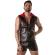Locker Gear - Punch Hole Leatherette Hoodie Red