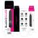 Black & Silver - Joseph Usb Rechargeable Vibrator With Led Display Black