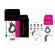 Black & Silver - Neo Rechargeable Couples Vibrating Ring Black