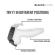 Black & Silver - Neo Rechargeable Couples Vibrating Ring Black