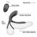 Black & Silver - Ripley Rechargeable Vibrating Ring With Remote Control Black