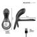 Black & Silver - Ripley Rechargeable Vibrating Ring With Remote Control Black