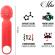 Mia - Lucy Ellen Usb Rechargeable Mini Wand Massager Red