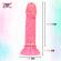 Mythology - Lyra 6 Silicone Dildo 17 CM Ã 3.6 CM Pink Red Speckled
