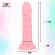 Mythology - Lyra 9 Silicone Dildo 17 CM Ã 3.6 CM Clear Pink Red Speckled