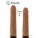 Hidden Desire - Inferno Realistic Double Thrusting Vibrator With Remote Control 40.5 CM Light Skin Tone