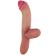 Hidden Desire - Pierced Punisher: Realistinen nestemäisestä silikonista valmistettu värisevä dildo kahdella moottorilla, 26 cm p