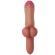 Hidden Desire - Pierced Punisher: Realistinen nestemäisestä silikonista valmistettu värisevä dildo kahdella moottorilla, 26 cm p