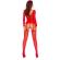 Passion - BS125 Red Mesh Bodystocking