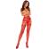 Passion - S031 Red Fishnet Tights One Size